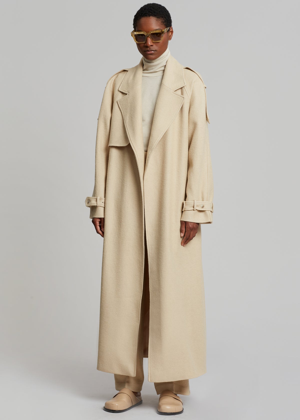 melt the lady heavy trench coat - トレンチコート