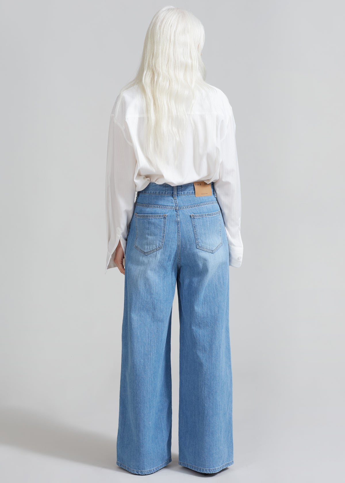 Shop our selection of Odelle Wide Denim Pants - Worn Wash Four